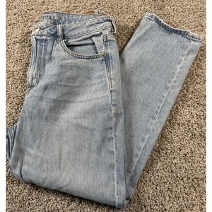 American Eagle‎ Mom Jean Light Wash Denim Casual Womens 12